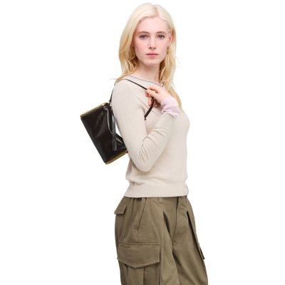 THE SCENE SMALL SHOULDER BAG IN CRINKLE